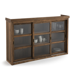 La Redoute Interieurs Lunja Solid Pine Dresser with Glass Doors by La Redoute
