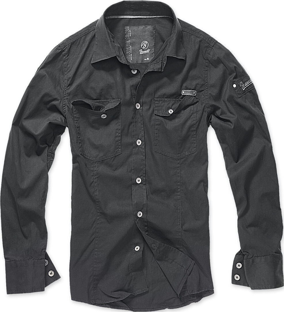 Brandit - Slim Fit - Shirts black Medium