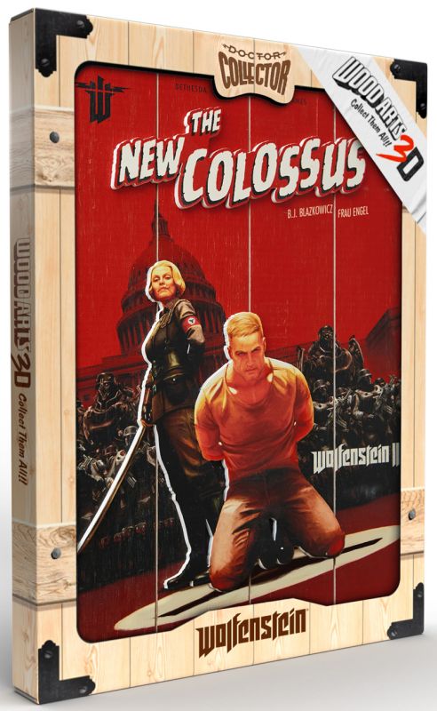 Doctor Collector Wolfenstein Colossus Wood Art - Limited Edition