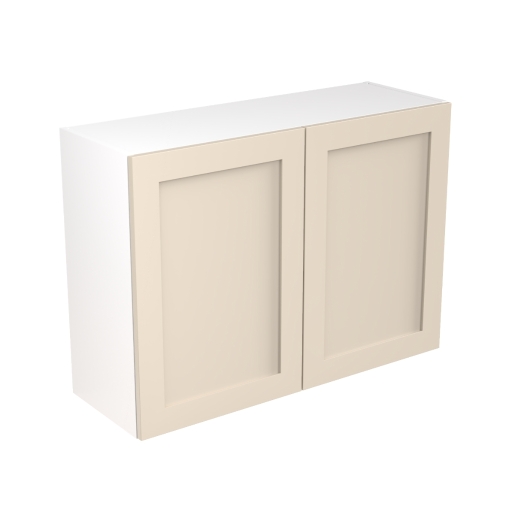 KitchenKIT Shaker 100cm Wall Unit - Matt Cashmere
