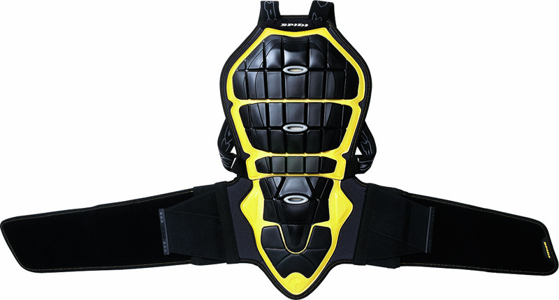 Spidi Warrior Paraschiena Giallo XL