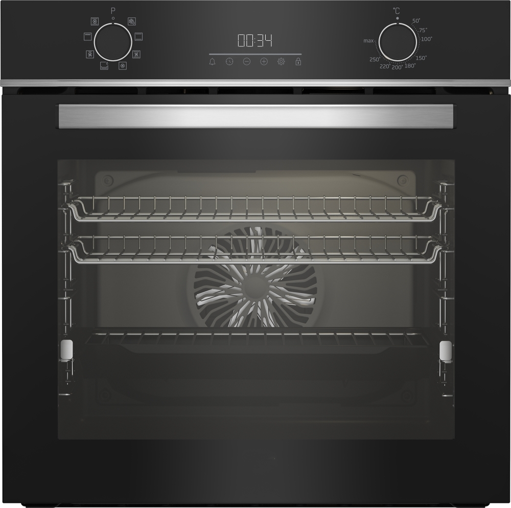 Beko AeroPerfect™ RecycledNet® BBIM14300BC Built In Electric Single Oven - Black - A Rated
