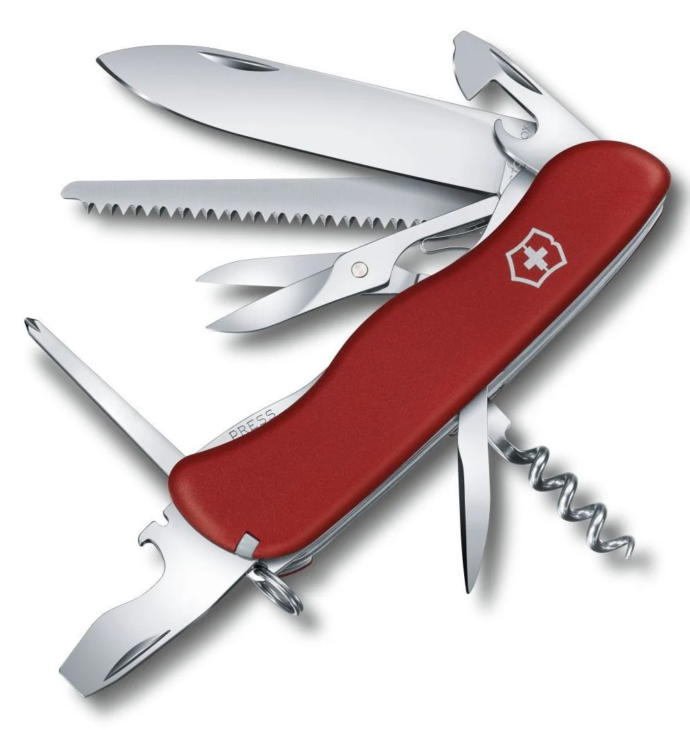 Victorinox Swiss Army Large Pocket Knife Outrider | Silver