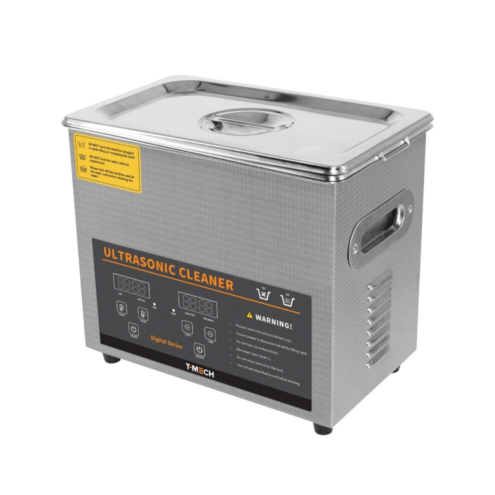 T-MECH Ultrasonic Cleaners - Silver / Ultrasonic Cleaner / 3l