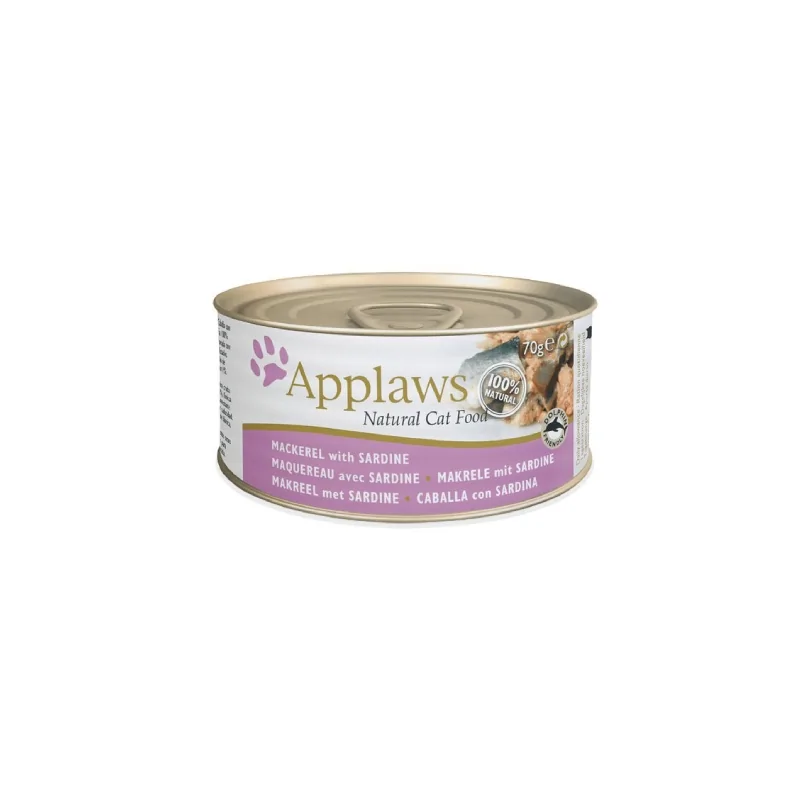 Applaws - Mackeral & Sardine Cat Food 70g (Broth)