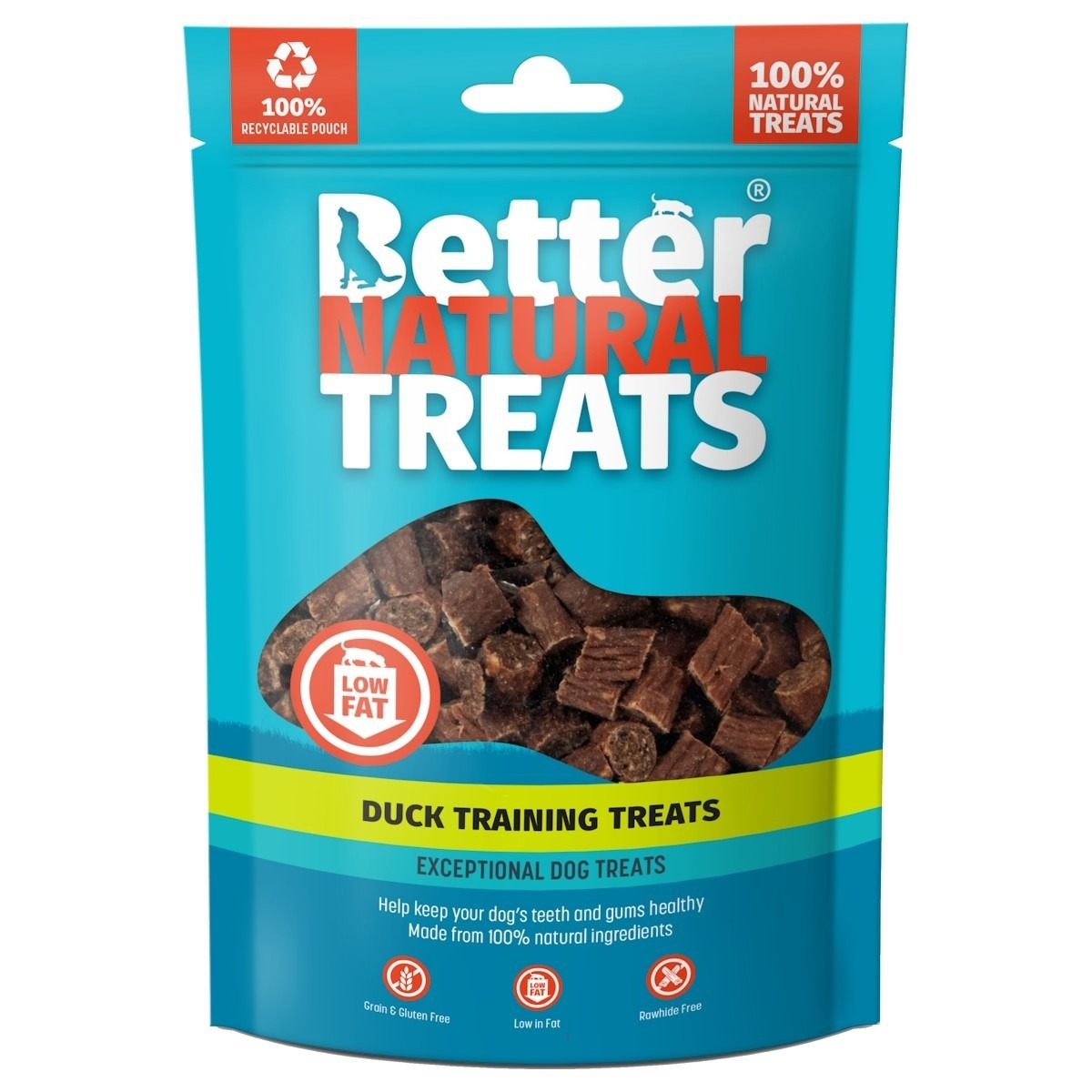 Better Natural Treats Duck Training Dog Treats - 90g