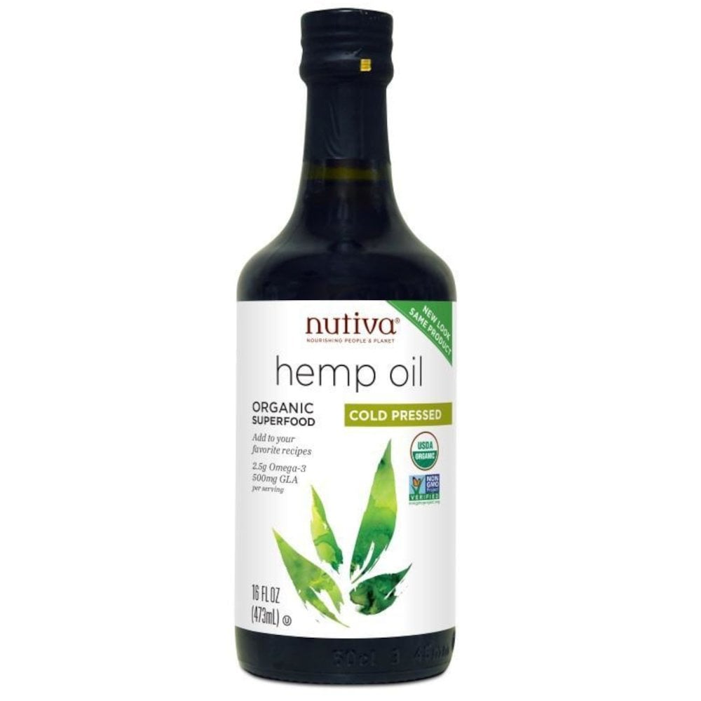 Nutiva Organic Cold Pressed Hemp Oil Superfood   473ml
