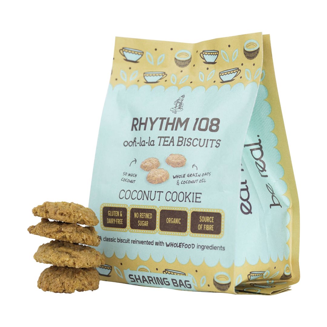 Rhythm 108 Ooh-La-La Tea Biscuits Sharebag: Coconut Cookie (135g)