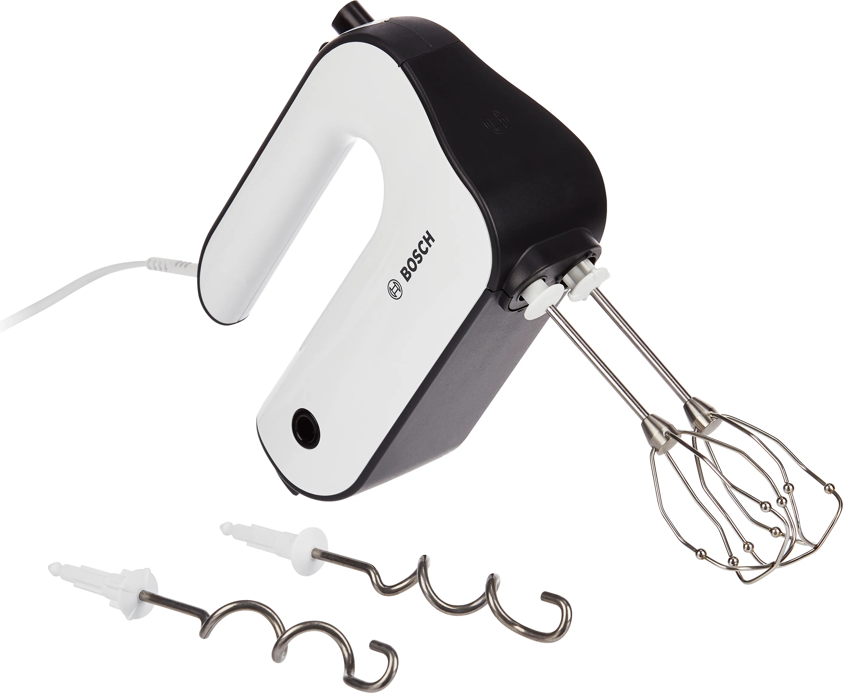 Bosch Styline MFQ4020GB Hand Mixer with 2 Accessories - White / Black