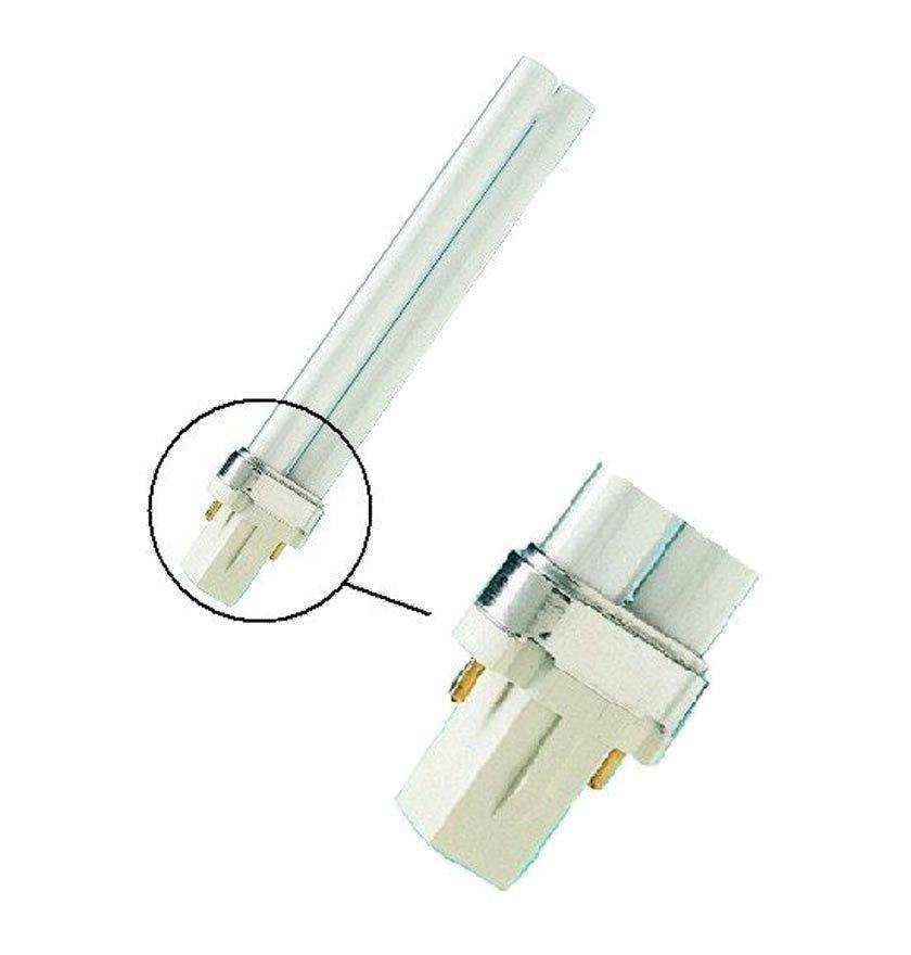 Crompton Lamps  Cfl Pls 5w 2-pin Single Turn Warm White Frosted S-type