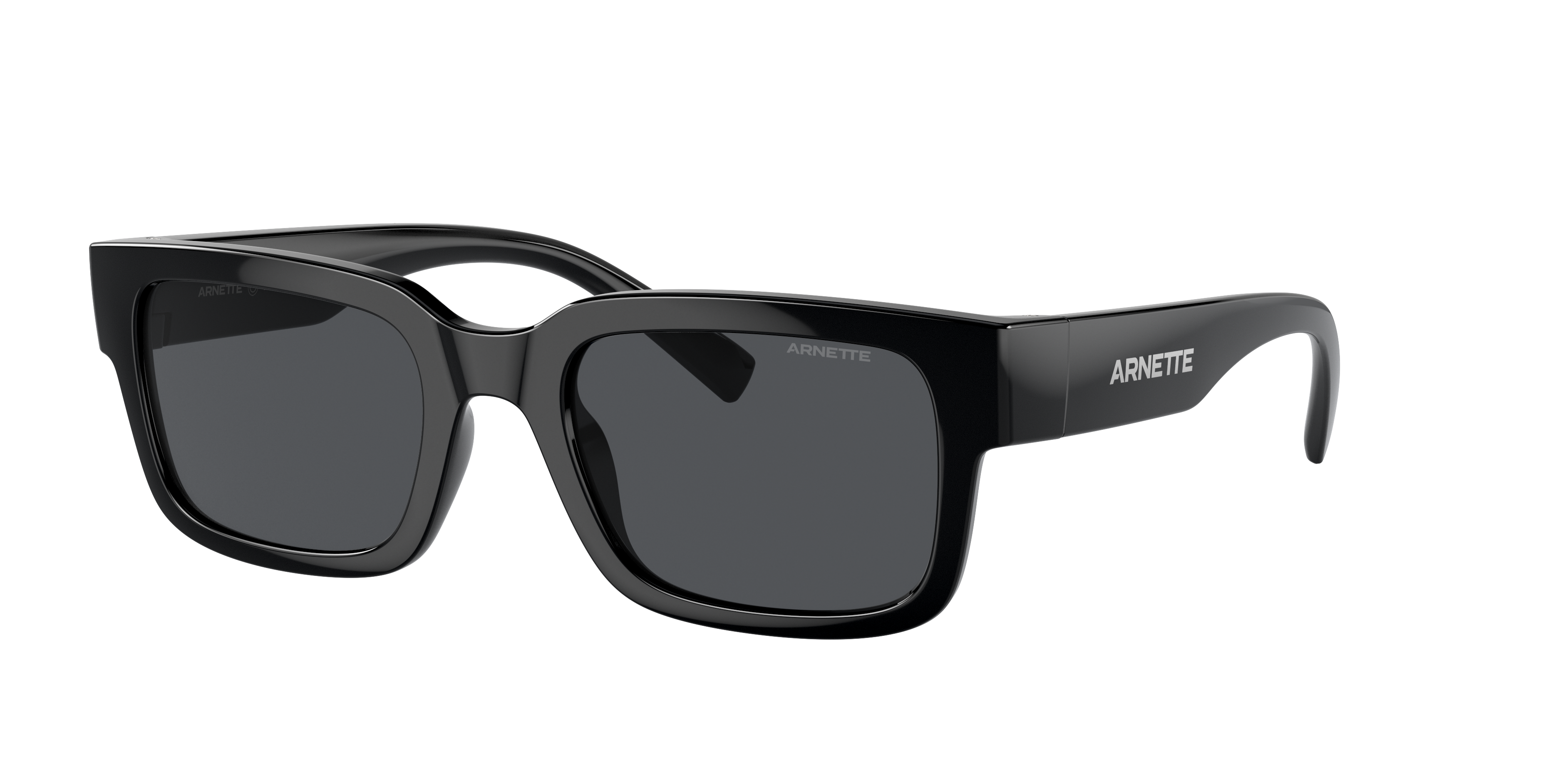 Arnette Man Sunglass AN4343 Bigflip - Frame color: Black, Lens color: Dark Grey