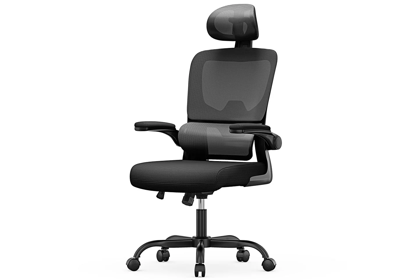 RattanTree Ergonomic Desk Chair Swivel Computer Chair for Home Office Max Load 150kg, With Headrest Plus