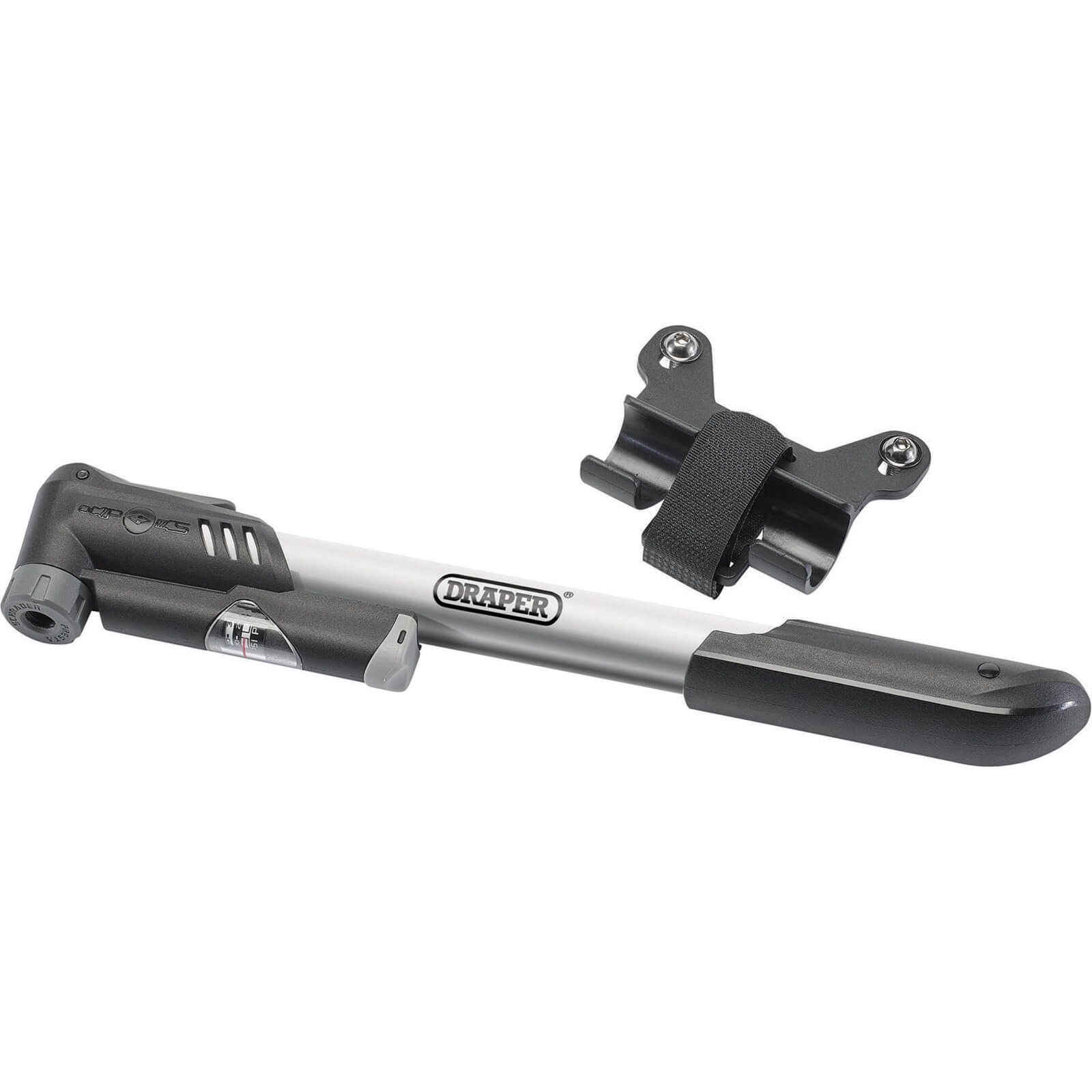 Draper Dual Connector Bicycle Hand Pump 57379