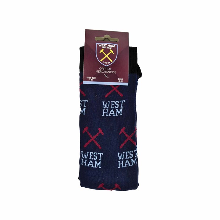 West Ham FC Childrens Socks - Fits UK Size 4 - 6.5