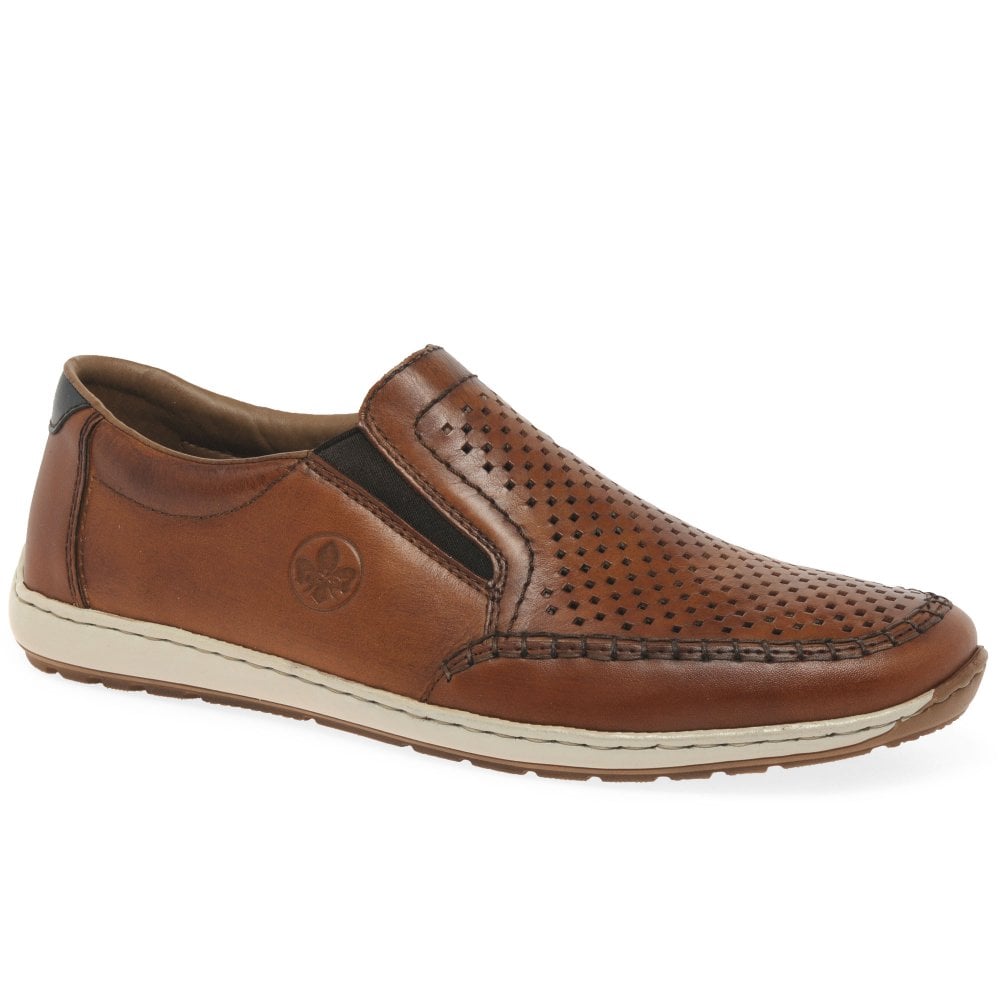 Rieker Men's 'Pronto' Slip On Shoes|Size: 9|brown