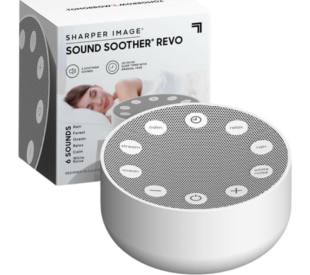Sharper Image Sleep Therapy Sound Soother 4inch|white