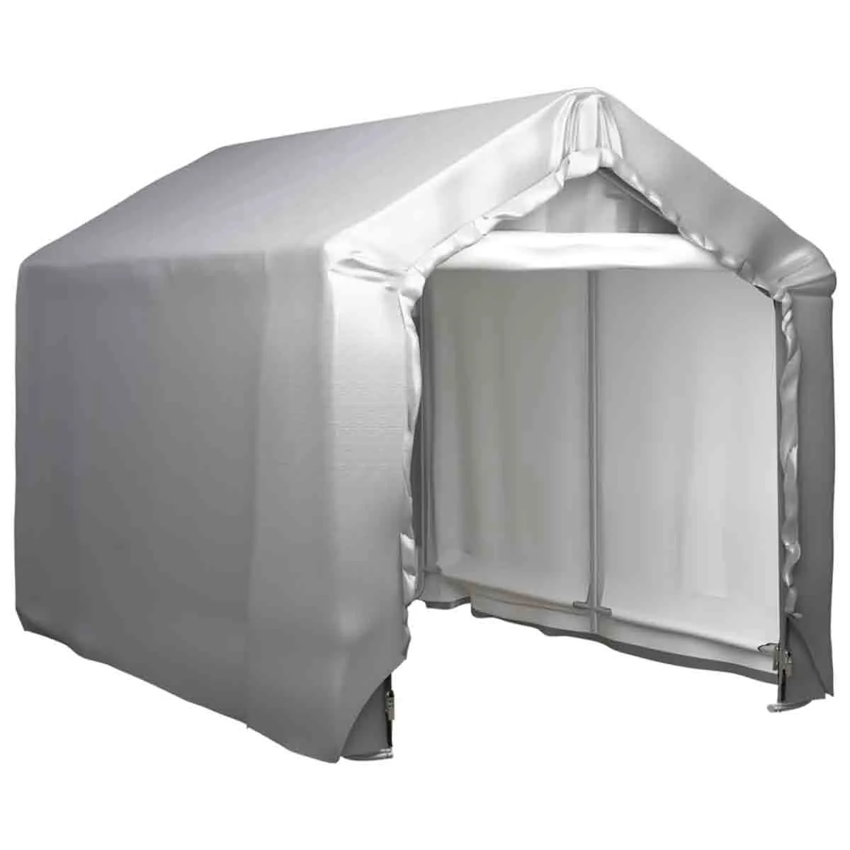 VidaXL Storage Tent 180x300 cm Steel Grey