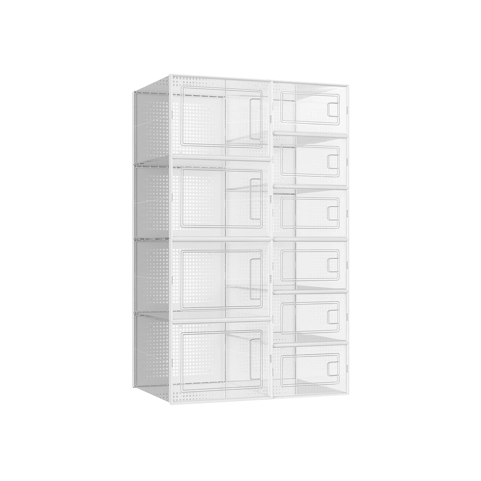 SONGMICS Set of 10 Shoe Storage Organisers