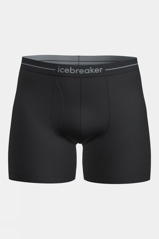 Icebreaker Mens Anatomica Boxer Briefs - Black