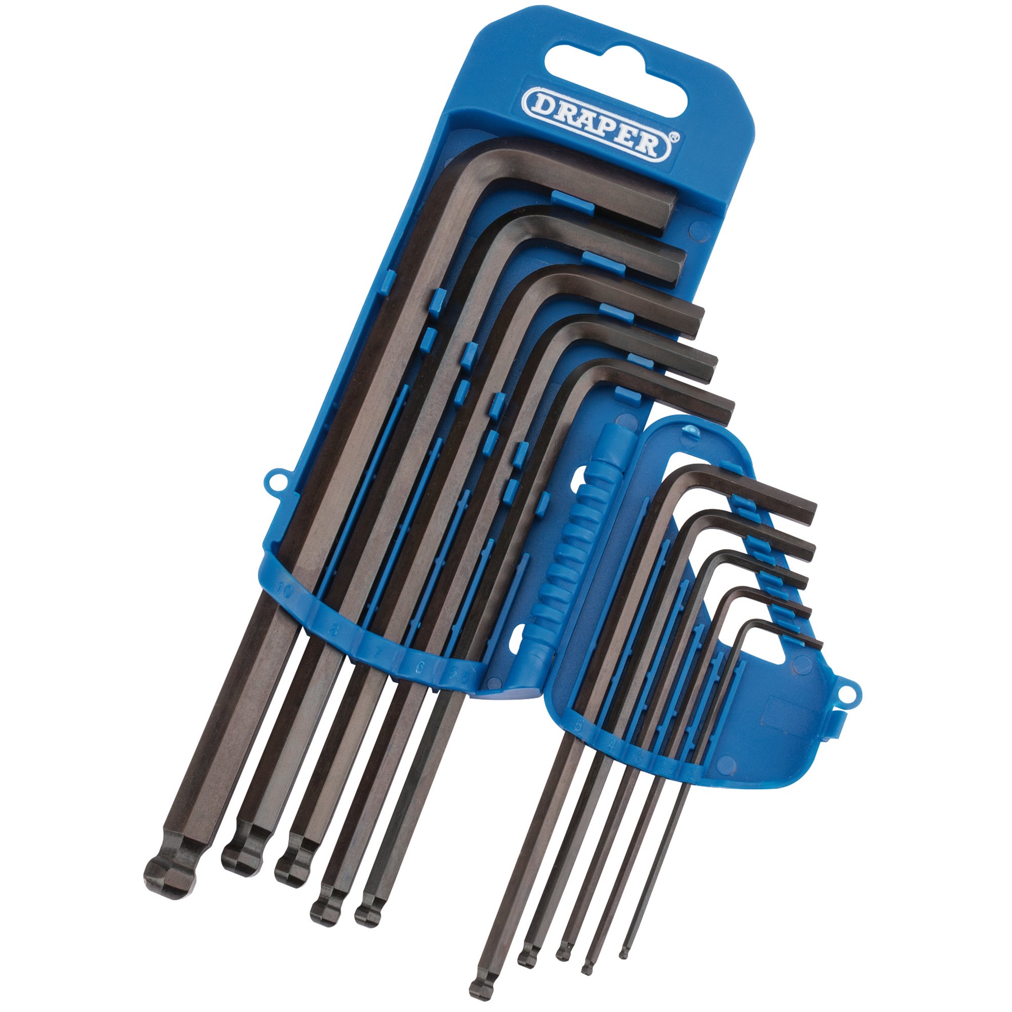 DRAPER Set of 10 long hexagonal spanners