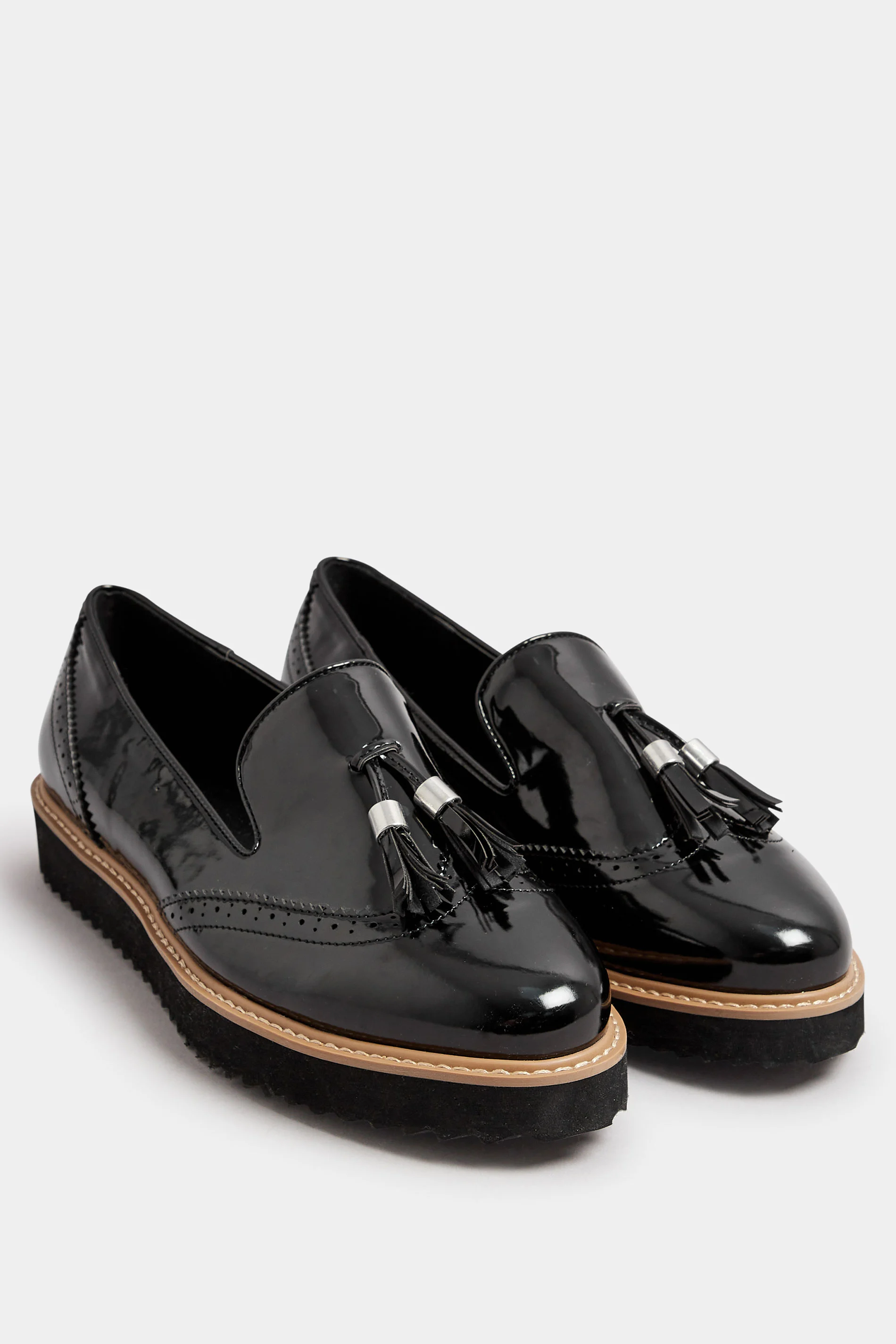 Patent Tassel Loafers