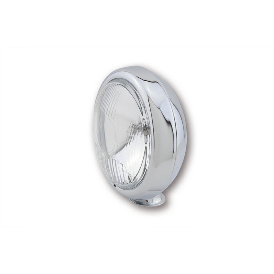SHIN YO 4 1/2 spotlight, flat housing, chrome-plated, silver, silver