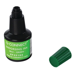 Q-Connect Endorsing Ink - GREEN