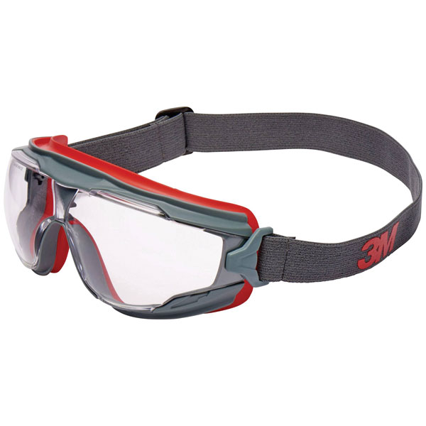 3M Goggle Gear Anti-Mist Safety Goggles, Grey