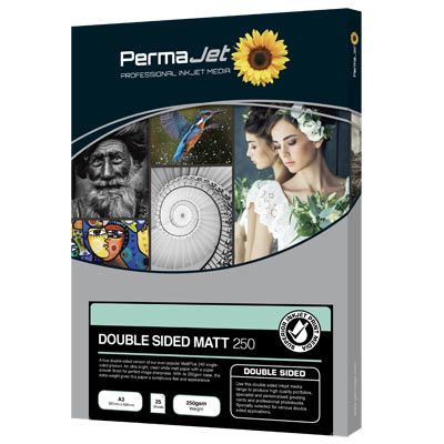 Permajet Double Sided Matt Plus 250 Paper A4 50 Sheets, none
