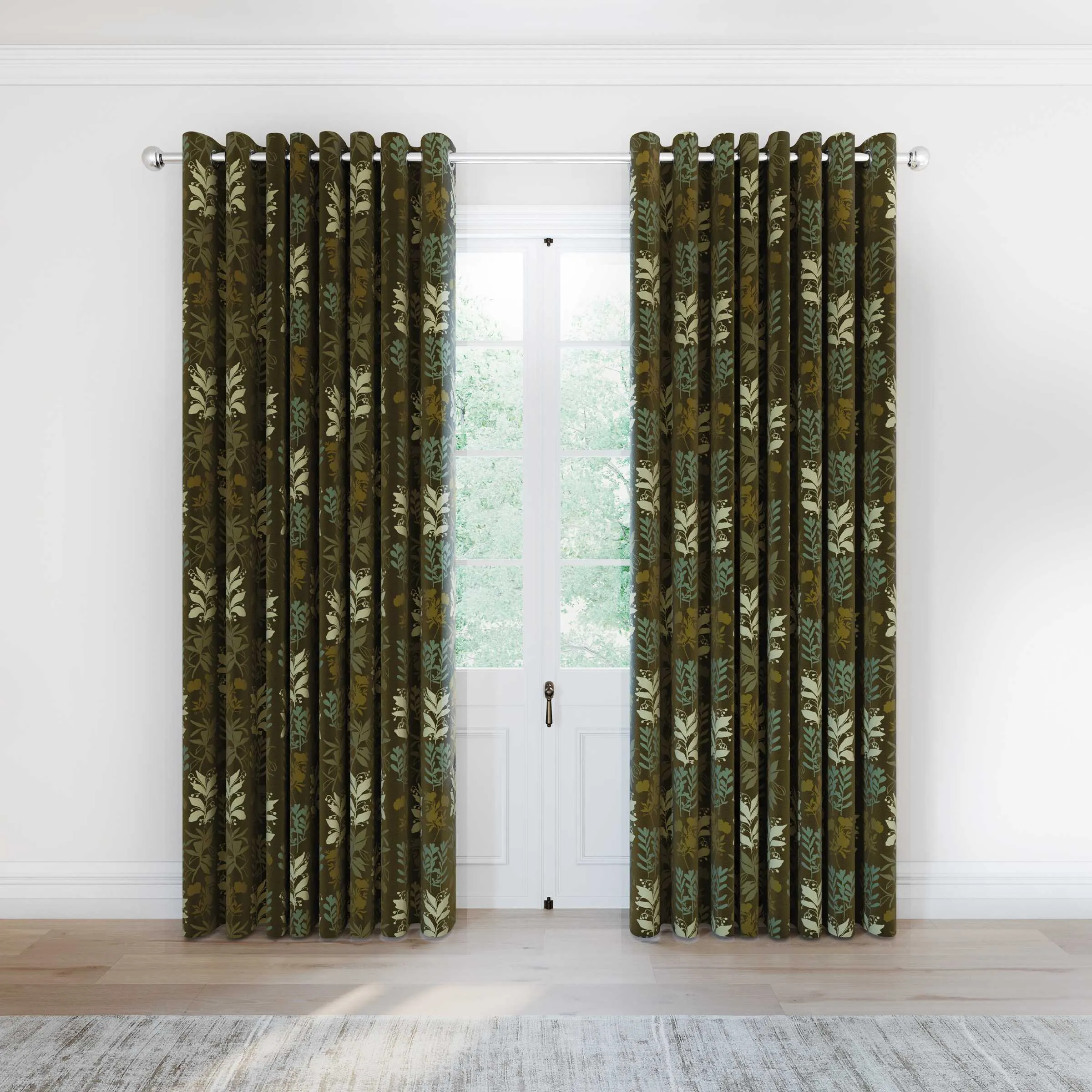 'Frey' Cotton Lined Curtains