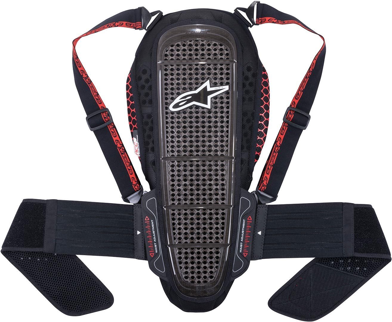 Alpinestars Paraschiena Moto  Nucleon Kr-1 Smoke Black Red Cod. 6504515