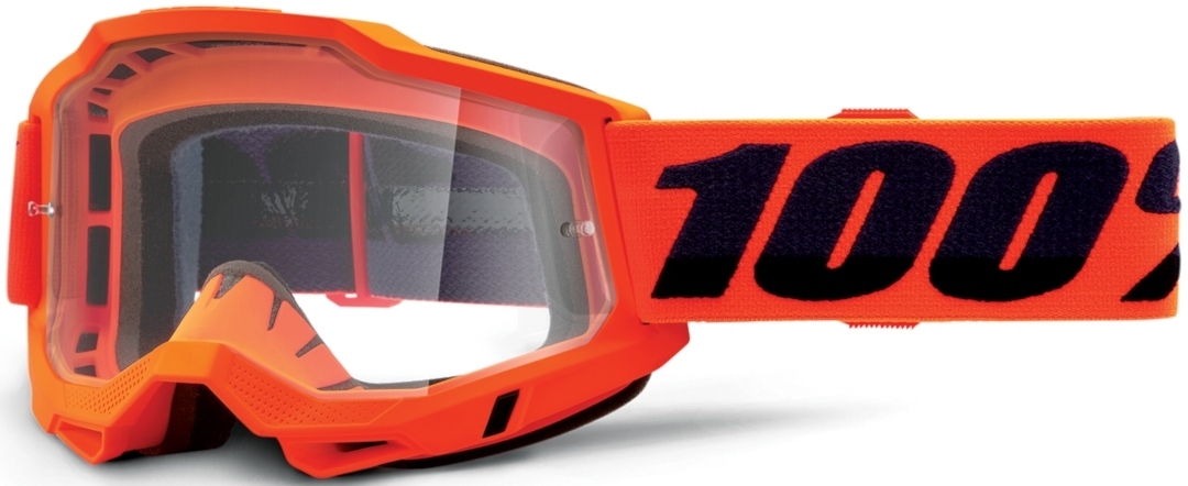 4028 100% Accuri II Motocross Brille, orange, orange