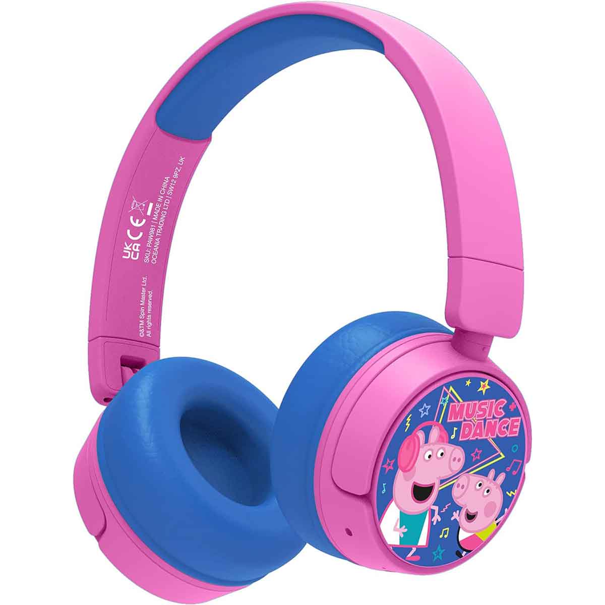 Peppa Pig Rocket George Blue Headphones