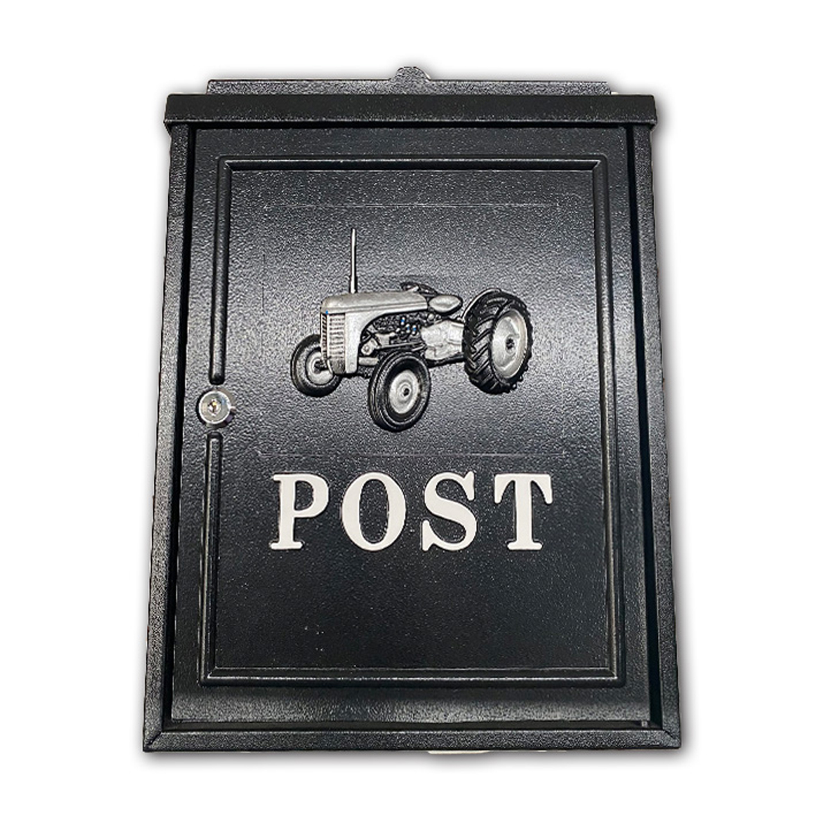 Arboria Cast Aluminium Post Box, Black - Grey Tractor