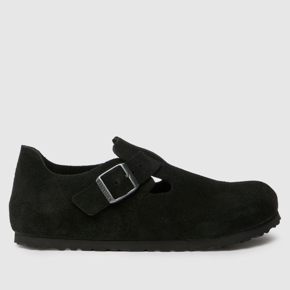 Birkenstock London Flat Shoes In Black