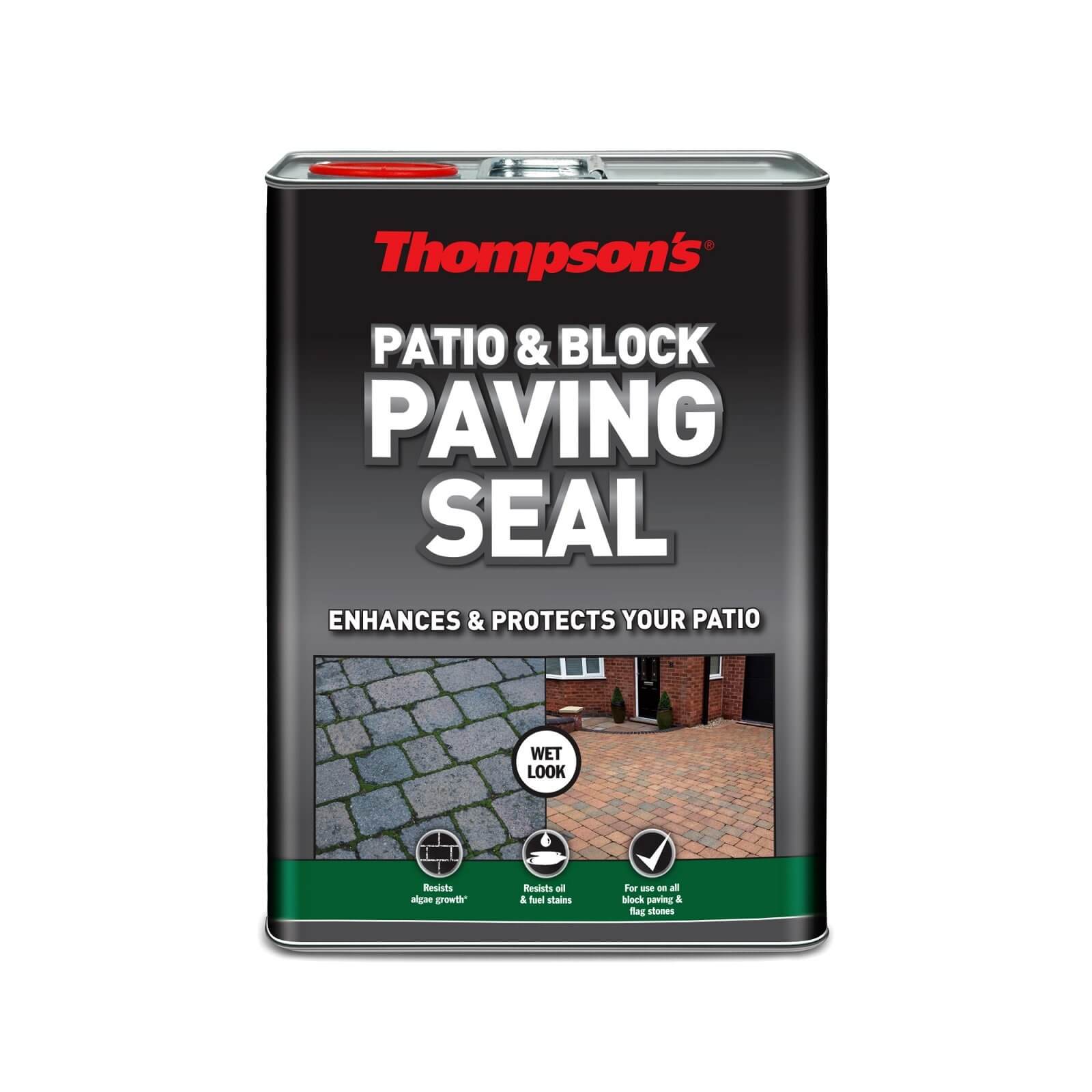 Thompson&#39;s Thompsons Patio And Block Paving Seal - Wet Look Finish - 5L