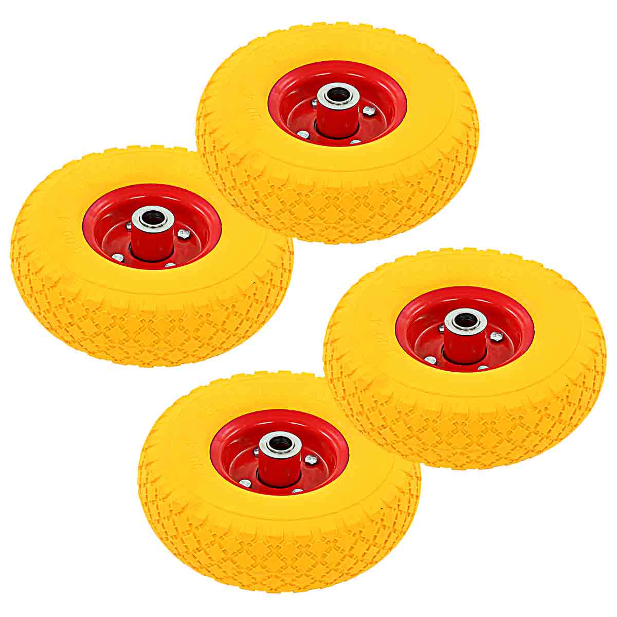 VidaXL Sack Truck Wheels 4 pcs Rubber 3.00-4 (245x82)