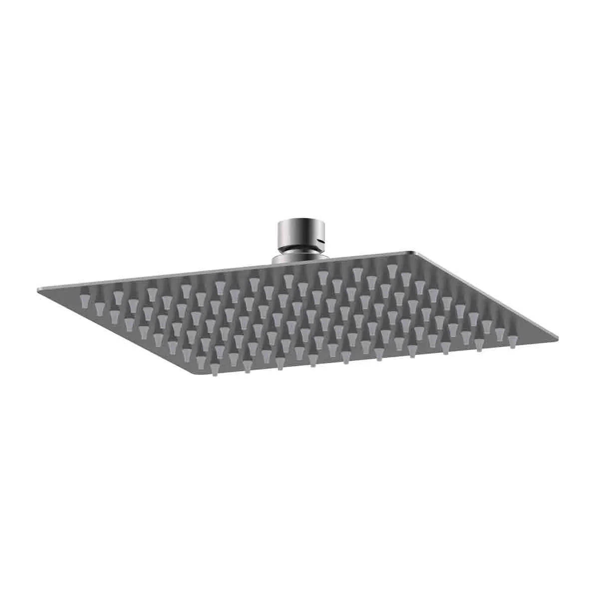 Nuie Fixed Shower Heads Square Fixed Head 200mm - Gunmetal