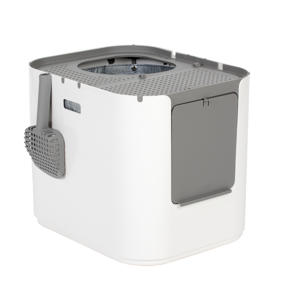 Modko Modkat XL Cat Litter Box - White