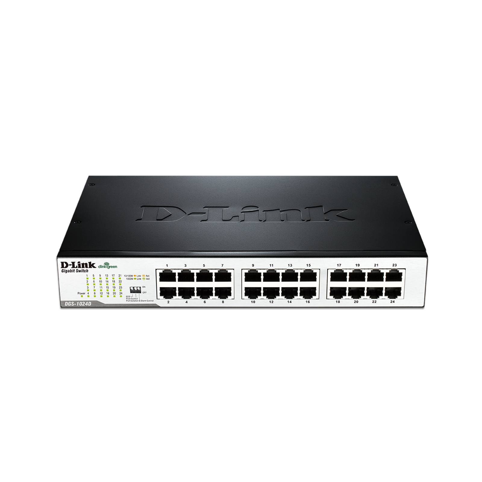 D-Link 24-poorts koper Gigabit switches Unmanaged