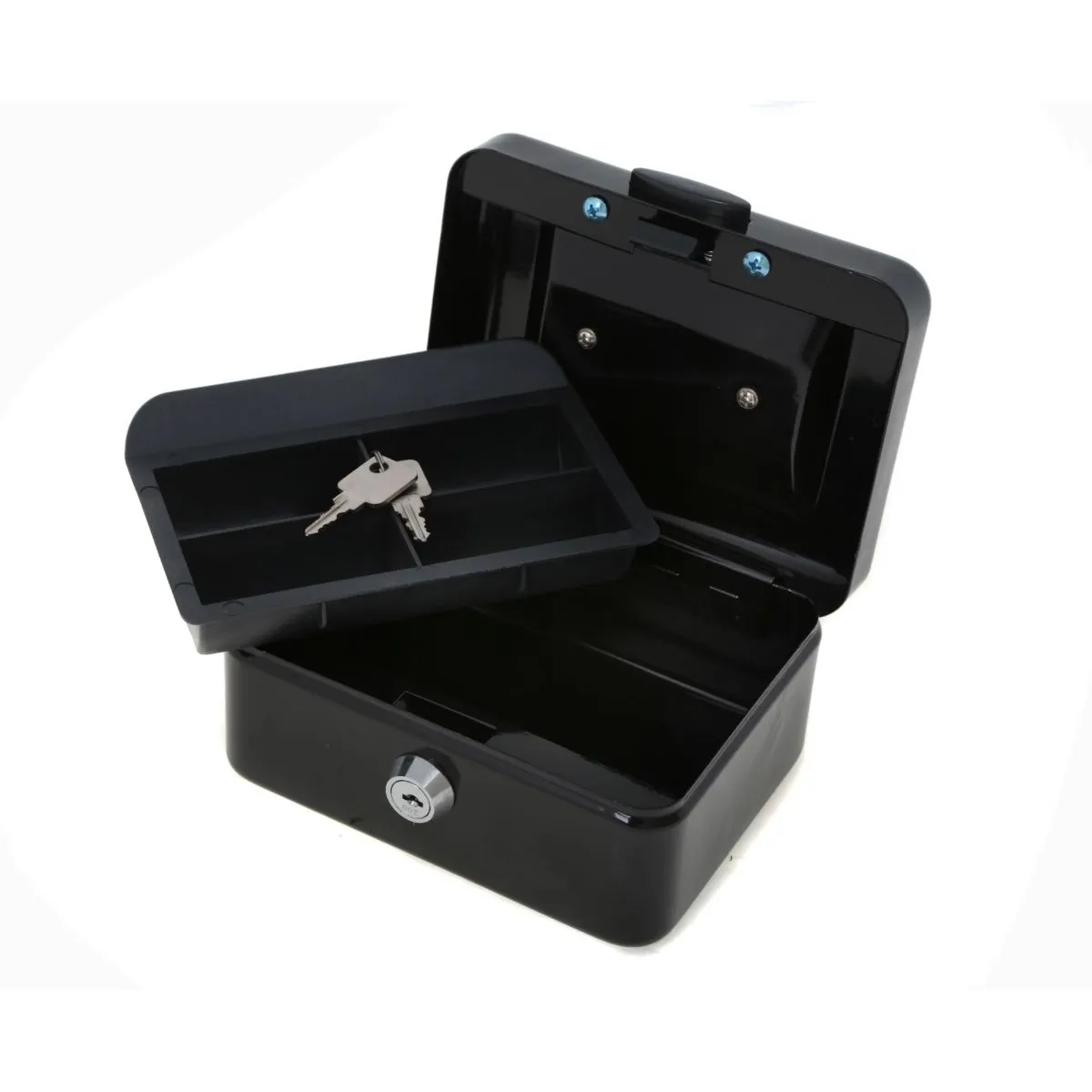 Ryman Button Release Cash Box H75xW150x110, black