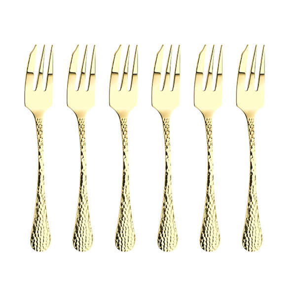 Arthur Price Champagne Avalon Box of 6 Pastry Forks