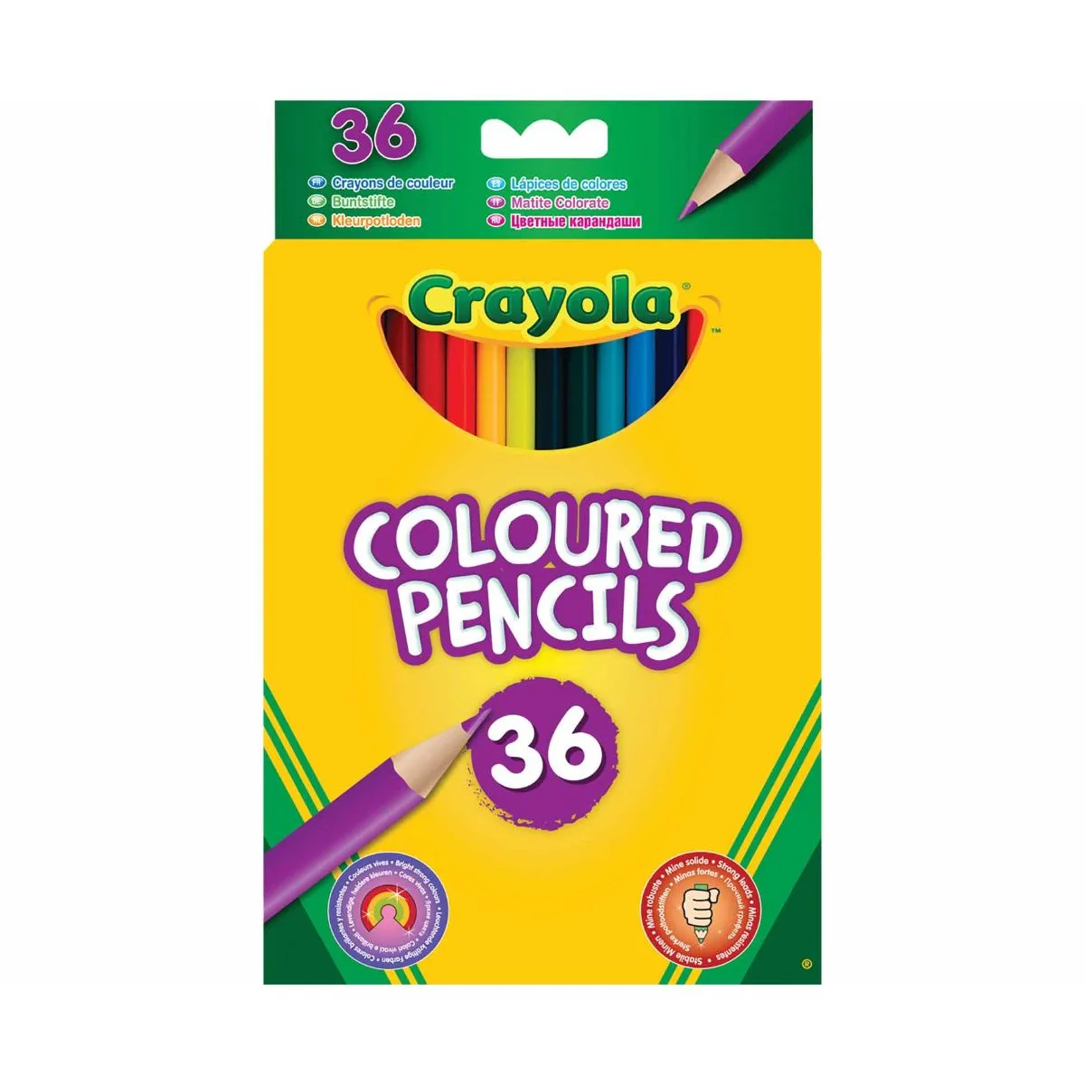 Crayola Crayola Coloured Pencils Pack of 36, Assorted | Colouring > Pencils > Pencils