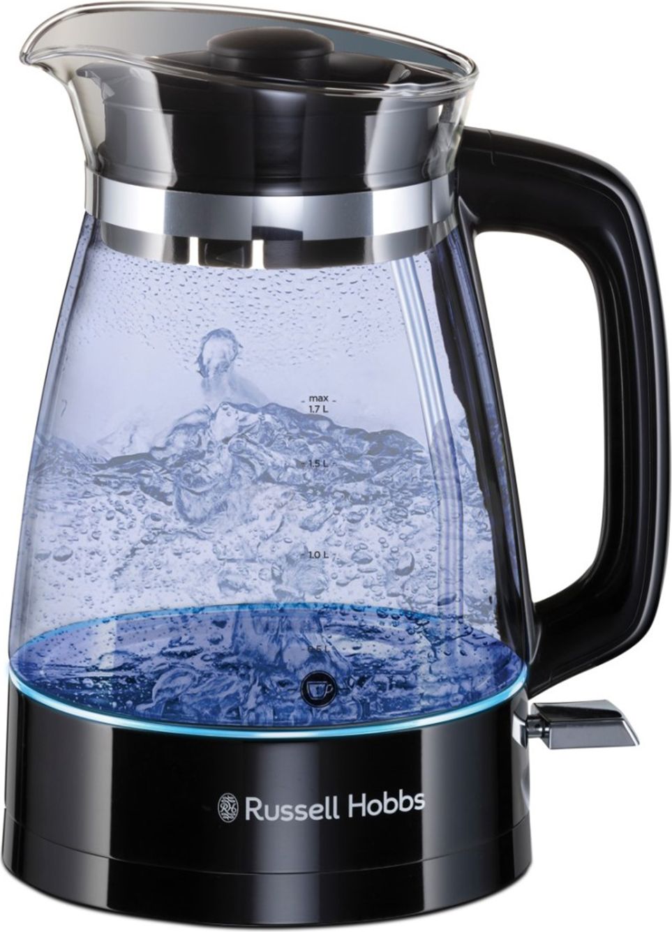 Russell Hobbs Classic Black Glass Kettle
