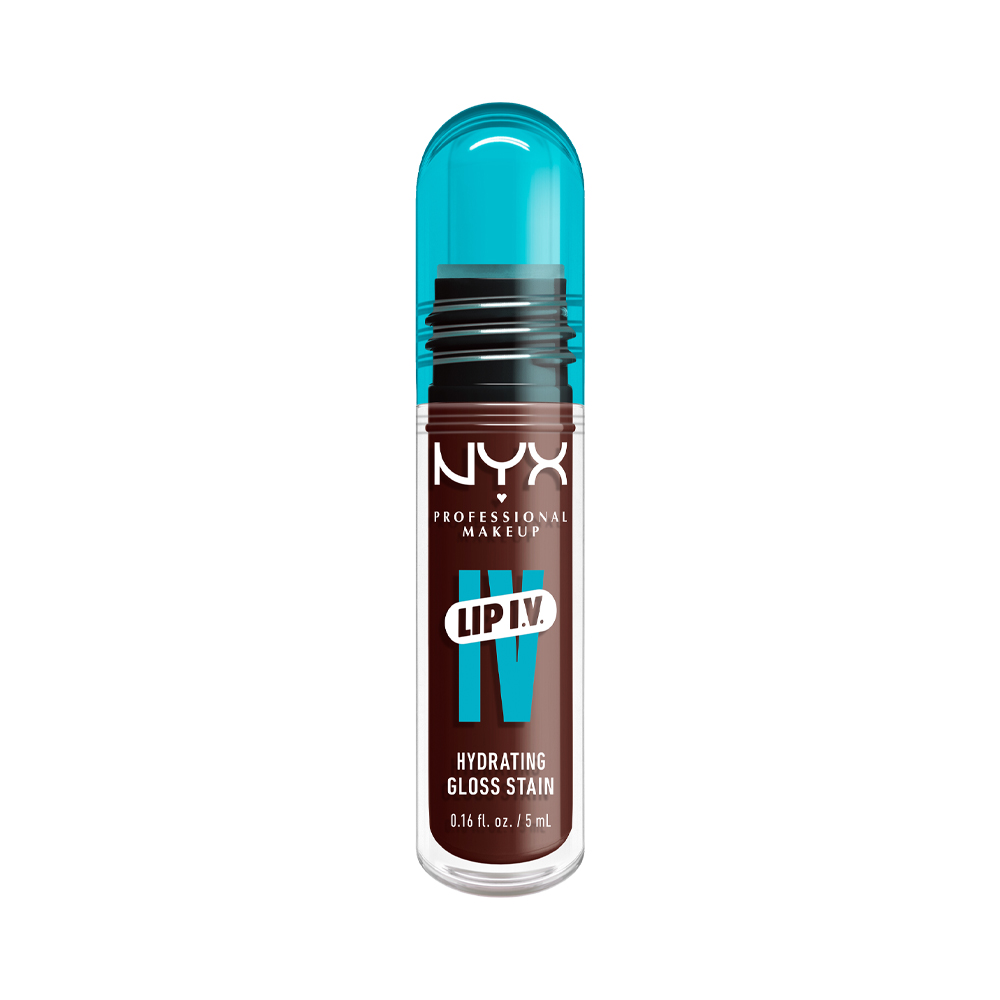 Nyx Professional Makeup Lip Iv Hydrating Gloss Stain Lip Gloss Mocha Me Wet
