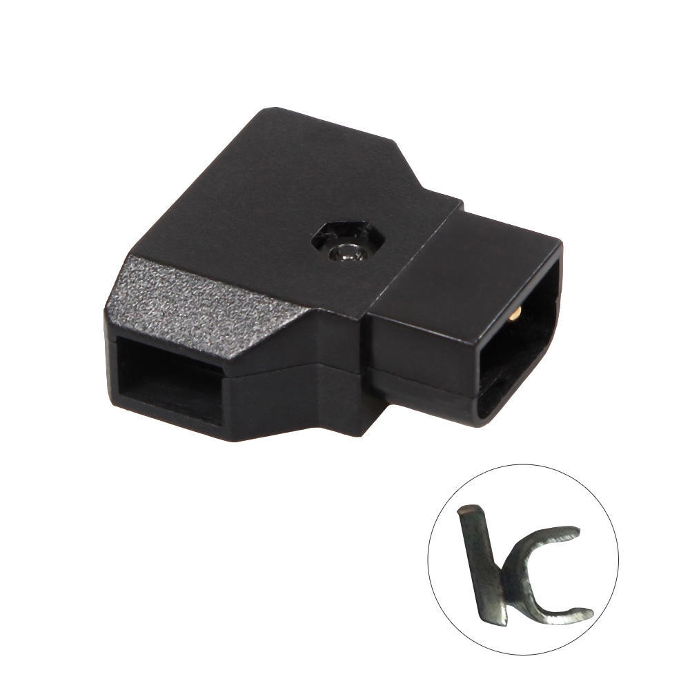 TOMTOP JMS D-Tap Dtap Power TAP Male Rewirable DIY Socket for Camcorder Rig Power Cable V-mount Anton Camera Battery