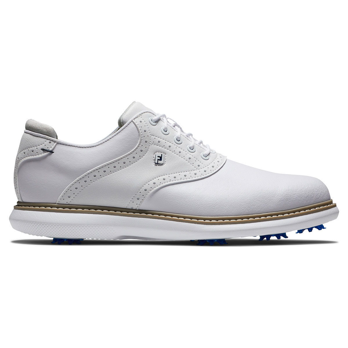 Footjoy Traditions Golf Shoes, Mens, White, 9.5, Regular  | American Golf
