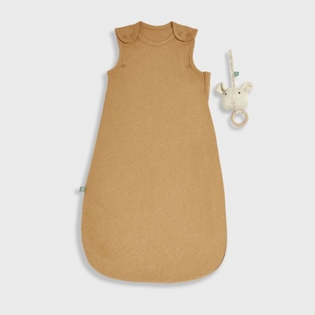 The Little Green Sheep Cotton Blend 1 TOG Baby Sleeping Bag yellow