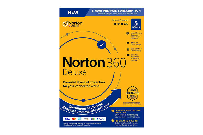 Software 4 All Norton 360 2024 Protection Software - 5 Or 10 Devices! | Wowcher