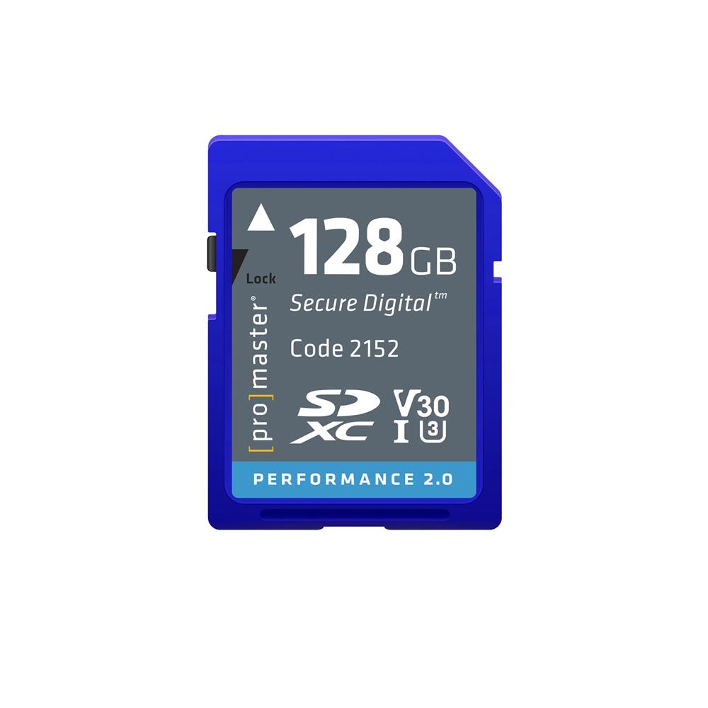 Promaster Performance 128gb Sdhc V30 2.0 Memory Card